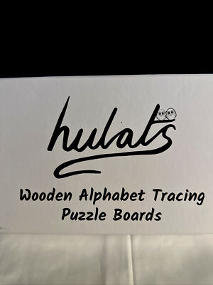 Wooden Alphabet Tracing Boards & Montessori Sand Tray - Learn to Write Puzzle  B
