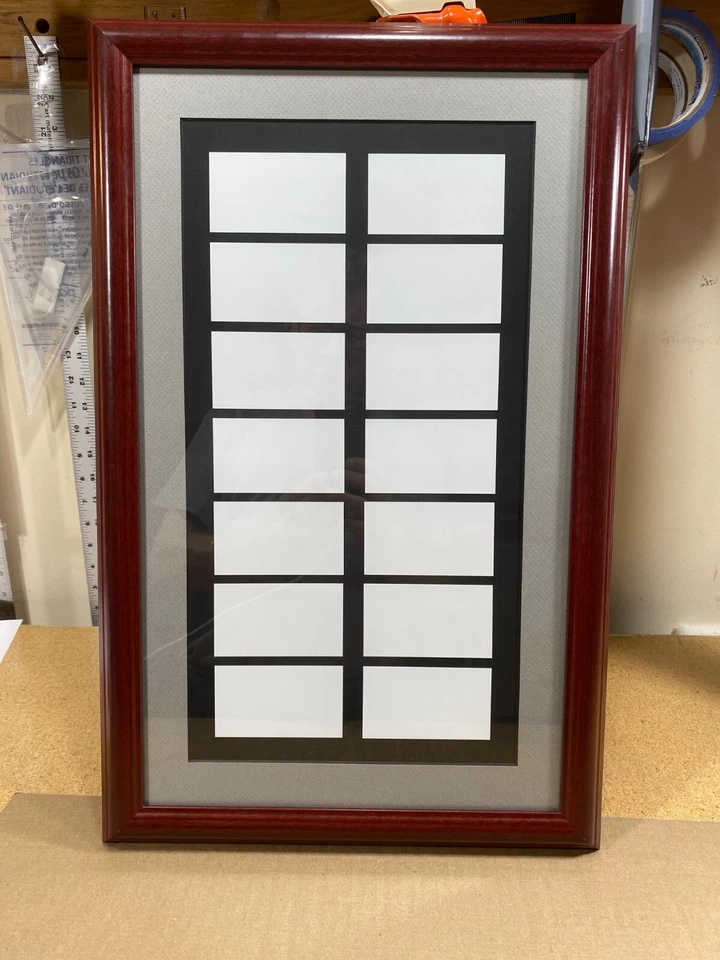 Marco de 14 tarjetas de visita regalo, regalo de oficina, marco tus tarjetas de carrera, promoción Foto 3 de 4