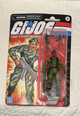Hasbro G.I. Joe Retro 3.75" Action Figure: Lonzo 'Stalker' Wilkinson (2021) - F2235