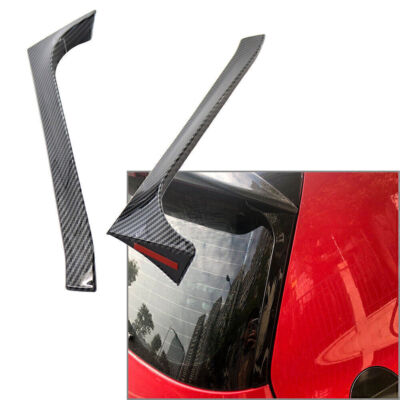 Rear Window Side Spoiler Canard Splitter Trim Fit VW Golf 6 Mk6 2009-2013 10