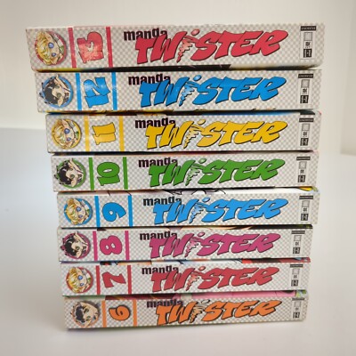 Manga Twister Anime Sammlung Buch 6+7+8+9+10+11+12+13 Makoto Raiku | Sehr Gut