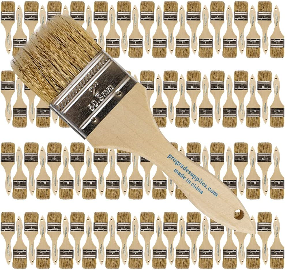 Pro Grade - Chip Paint Brushes - 96 Ea 2 Inch Chip Paint Brush