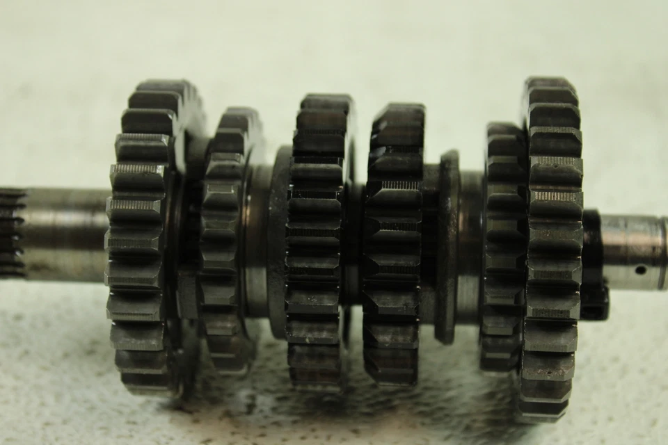 Yamaha Yz125 2005 eje de transmisión OEM con engranajes B4493 Foto 3 de 4