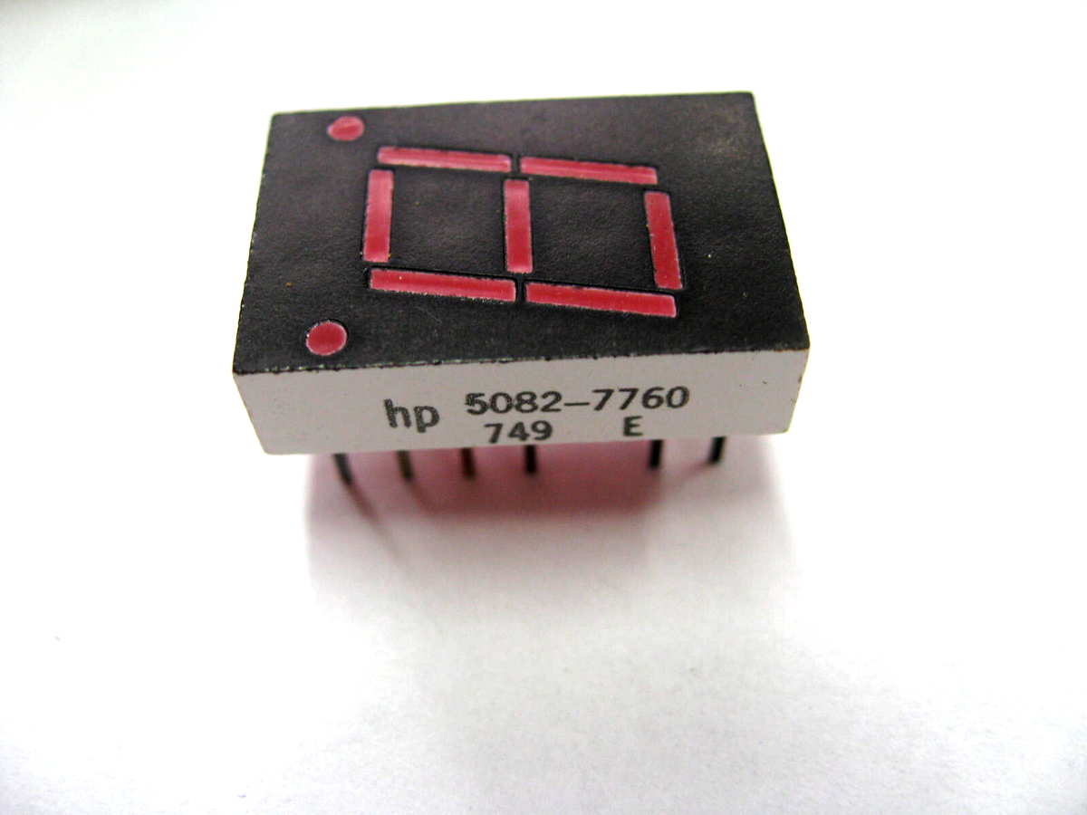 1pc HP 7 segment LED NUMBER Display module 5082-7760 Original