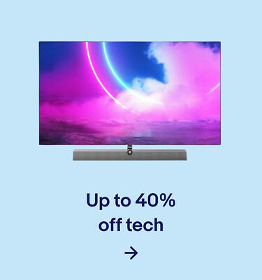 Up to 40% off tech