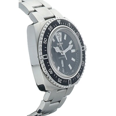 Zodiac Black V-wolf ZO2306 Swiss Men's Dive Watch 1882 Mid Size
