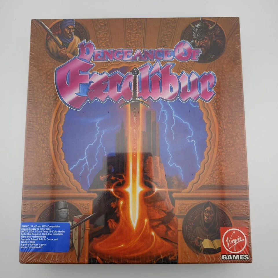 Vengeance of Excalibur, 1991, Big Box, New & Sealed - Image 2 of 4