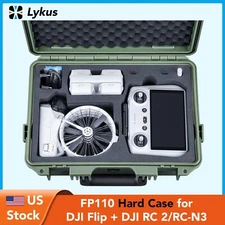 Lykus Titan FP110 Waterproof Hard Case for DJI Flip and RC2/RC-N3 [CASE ONLY]