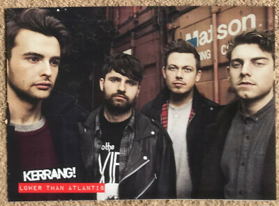 LOWER THAN ATLANTIS -- 2012 full page UK magazine poster 