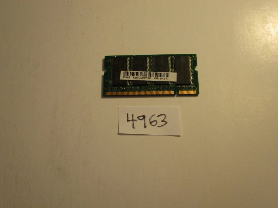 Samsung M470L6524CU0-CB3 512Mb 333Mhz PC2700 DDR1 SODIMM laptop memory RAM (4963 - Image 2 of 2
