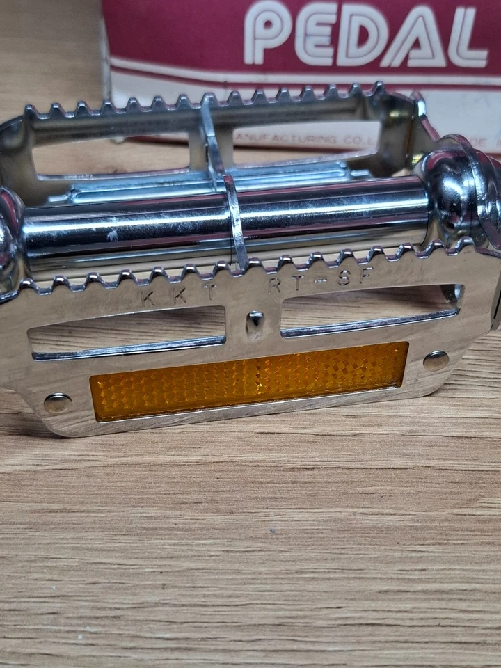 Piezas de bicicleta retro vintage nuevas en caja pedales KKT RT-SF Foto 3 de 4