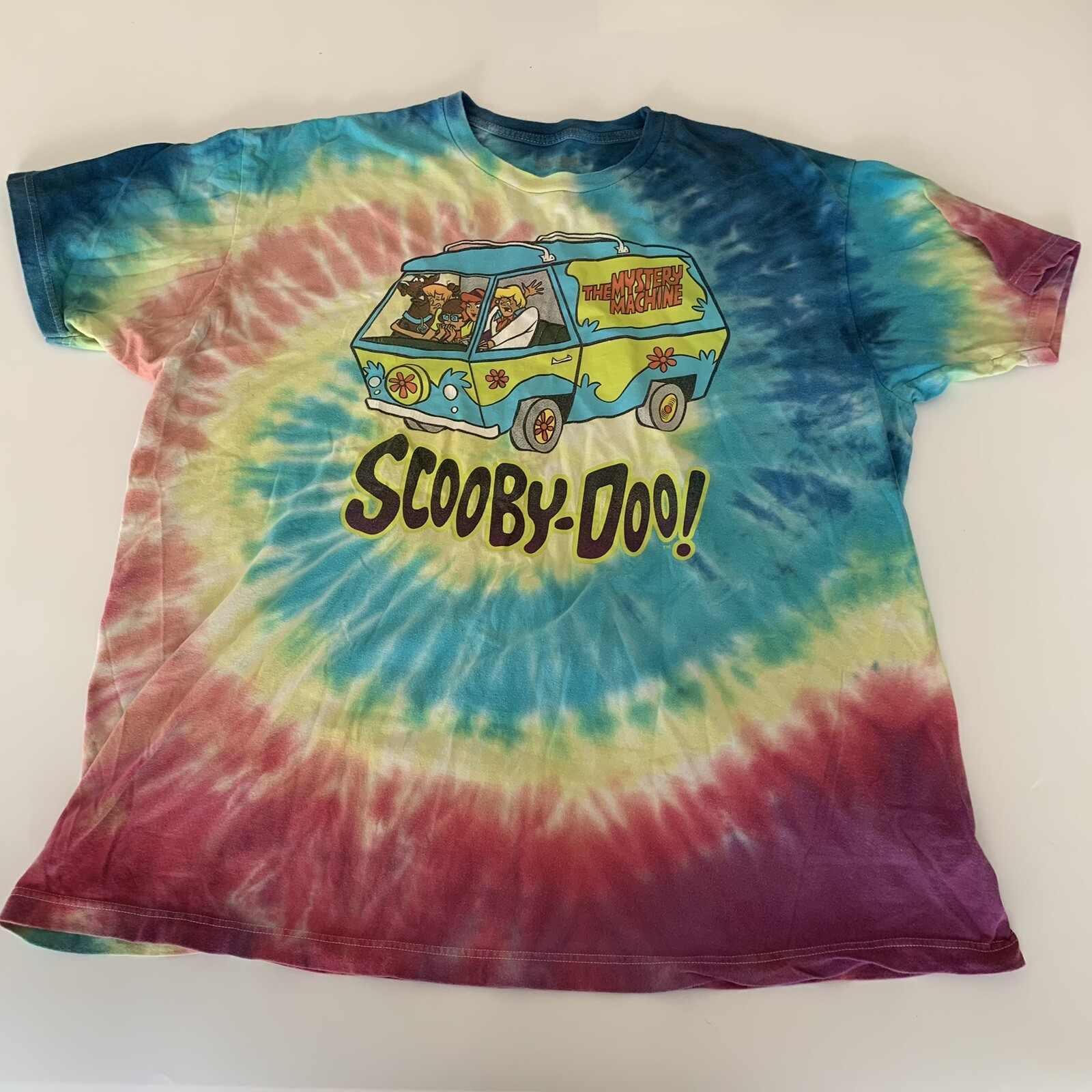 Scooby-Doo The Mystery Machine Tie Dye T Shirt Hanna … - Gem