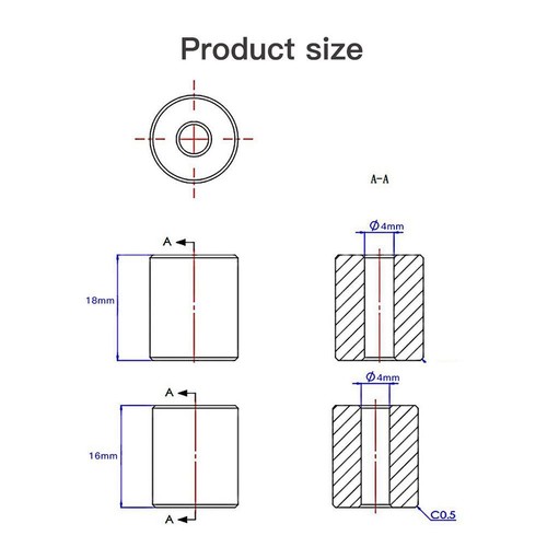 20 sztuk silikonowych kolumn poziomujących na gorące łóżko do drukarki 3D Ender-3 3S 3 Pro 3 V2 - - Zdjęcie 6 z 7