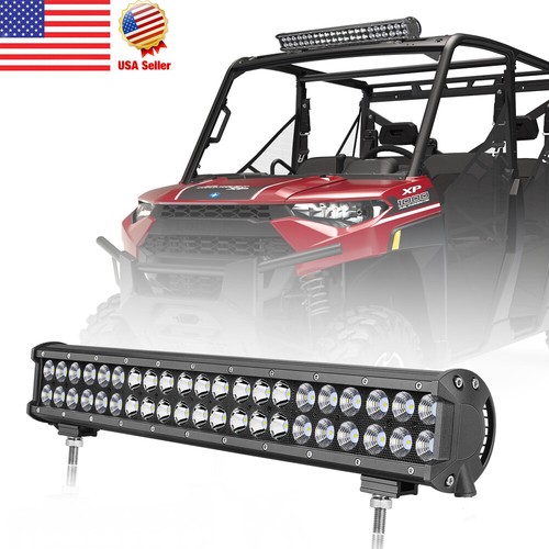 20" LED Work Light Bar Spot Flood Combo Offroad ATV For Ford F-150 Lower Bumper - Picture 11 of 15