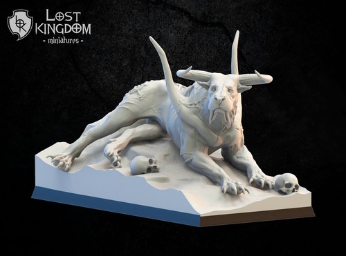 Lost Kingdoms	Magmhorin Captain's Pet - 3D Printed - Bild 1 von 2