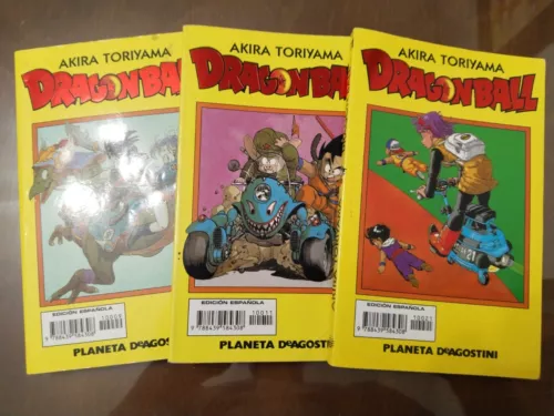 DRAGON BALL, TOMOS AMARILLOS, LOTE NUMEROS 9, 11 Y 21, AKIRA TORIYAMA DE PLANETA