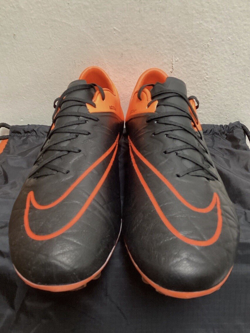 Size 7 - Nike Hypervenom Phinish Leather FG Orange for sale