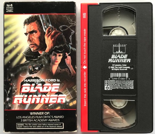 Blade Runner Director's Cut Laserdisc & DVD, 1982 VHS Red Tab, Blu-Ray 2049 - Picture 4 of 24