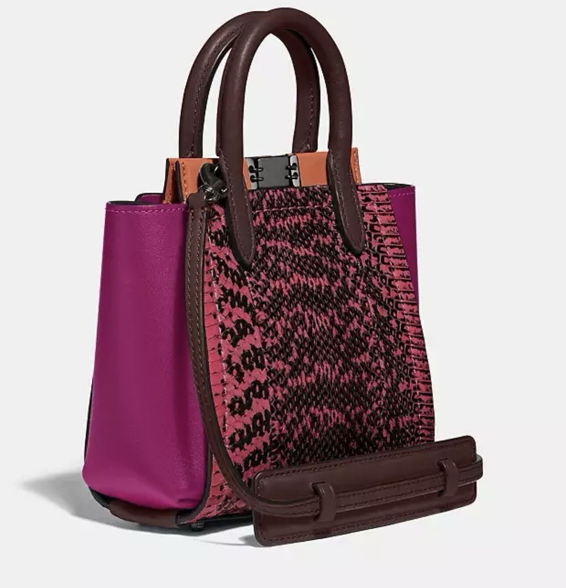 COACH 1941 Mini Troupe Crossbody Snakeskin HIBISCUS NWT! $495 | eBay
