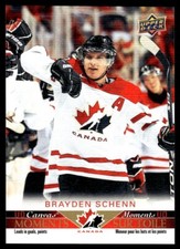 2021-22 Upper Deck Tim Hortons Team Canada UD Canvas Moments Brayden Schenn