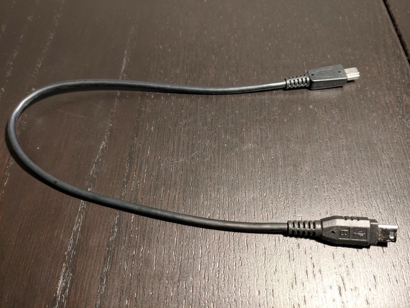 Mini USB MINI-A TO MINI-B USB 12" AWM E101344 Style 2725 Cable