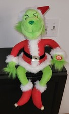 Dr Seuss You're A Mean One, Mr Grinch Singing Moving Animated Plush See Video