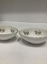 2x Ashley Ceramics Oven to Table Ovacado Shaped small single serving Dishes