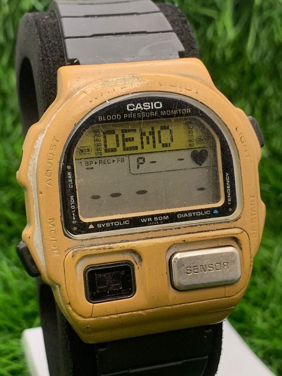 (最終値下げ)(希少)90s CASIO bp-100 血圧ウォッチャー VINTAGE CASIO BP-100 BLOOD PRESSURE MONITOR DIGITAL WATCH