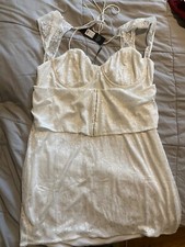 Sexy white dress from Fashion Nova