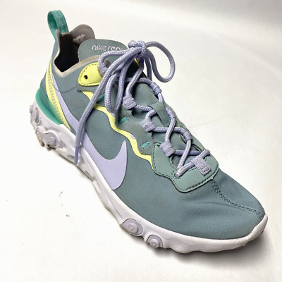 Nike Womens React Element BQ2728-301 Mint Green Running Shoes Sneakers Size US 7