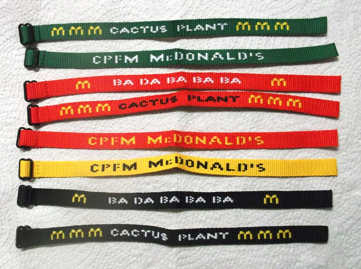 McDonalds 2022 Cactus Plant Flea Market Bracelets (NEW, SEALED