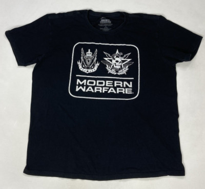 Call Of Duty Modern Warfare Graphic T-shirt Men XL Black Short Sleeve