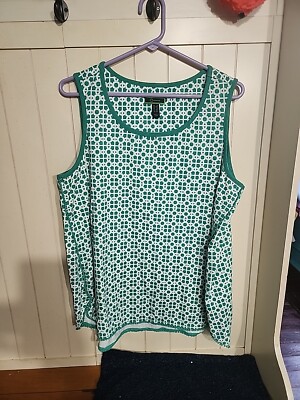 C.Wonder Womens Size 1X Sleeveless Tank Top