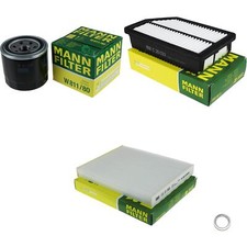 MANN-FILTER Inspektionspaket Filterset passend für KIA Soul II 1.6 T-GDi PS