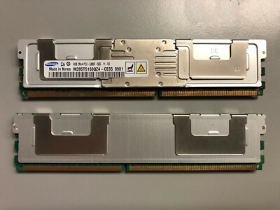 24GB 6x 4GB Samsung 4GB 2RX4 PC2-5300F-555-11-E0 DDR2 Server