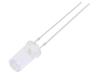 2X OSB5SA5T51A Led 5Mm Blau 500-750Mcd 50° 20Ma 2,8-3,6V Front: Flach Optosupply
