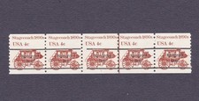 PNC5 4c Stagecoach P/C 3 Gap 1L US #1898Ab MNH F-VF