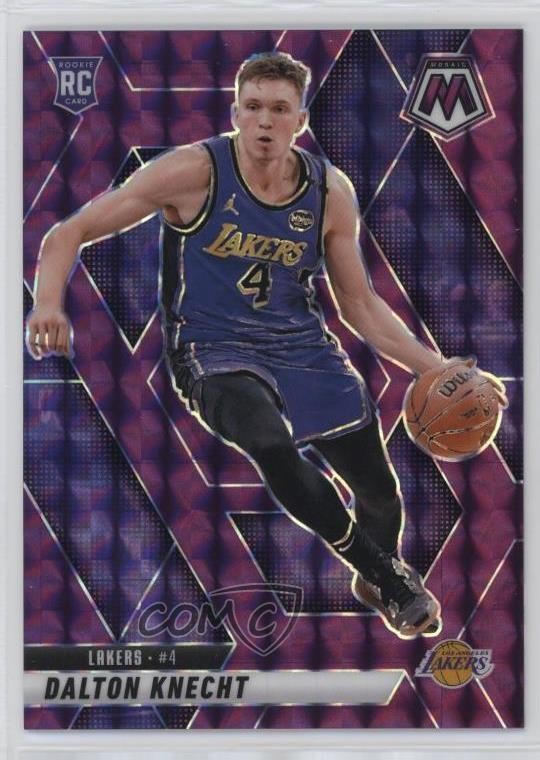 2024-25 Panini Mosaic Rookies Purple Prizm /99 Dalton Knecht #238 Rookie RC