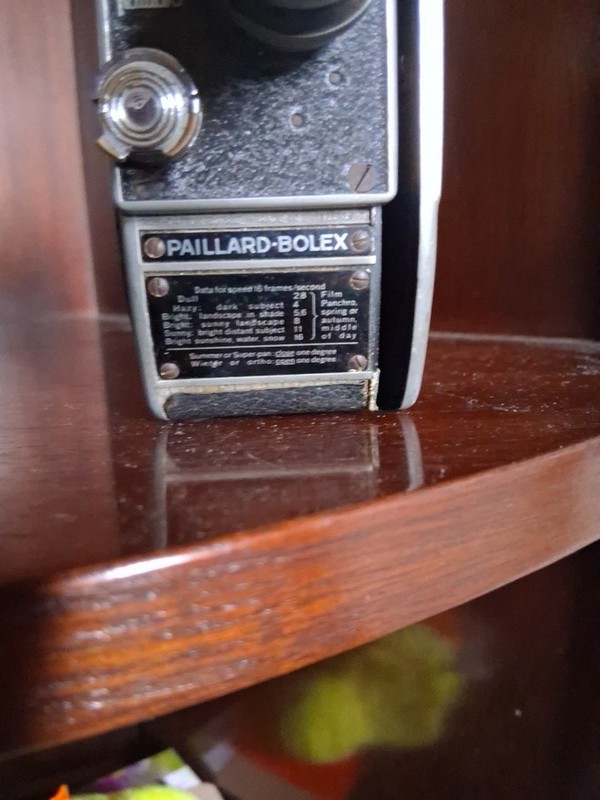 Bolex Paillard L8 8mm Movie Camera AS IS MOTOR RUNS