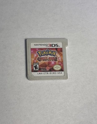 Pokémon OMEGA Ruby Nintendo 3DS Game Cartridge, Tested Working