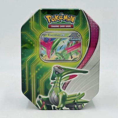 Pokémon Eisenblatt-ex Tin Box | NEU OVP | Deutsch | 4 Booster | ex Promo