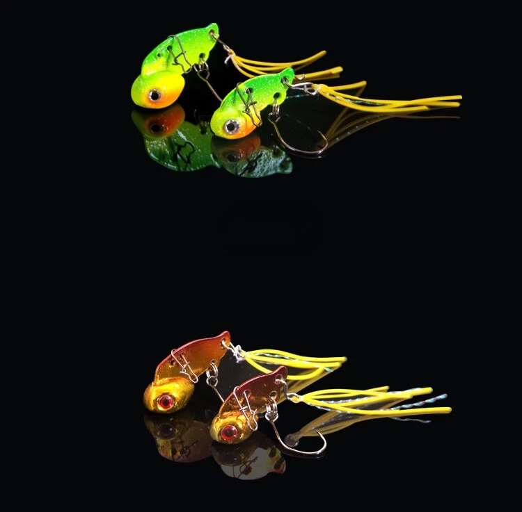 5 Stück Mini Metall VIB Angelköder 3G 6G Micro Vibration Crankbait Spinner... - Bild 4 von 4