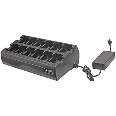 12-Way Bank Gang Charger for Kenwood TK2170 TK3170 NX220 NX320 Cups 12-Gauge