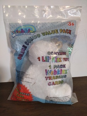 Ganz Webkinz Lil Kinz Rabbit Plush Stuffed Toy HS078  . Online Combo Value Pack