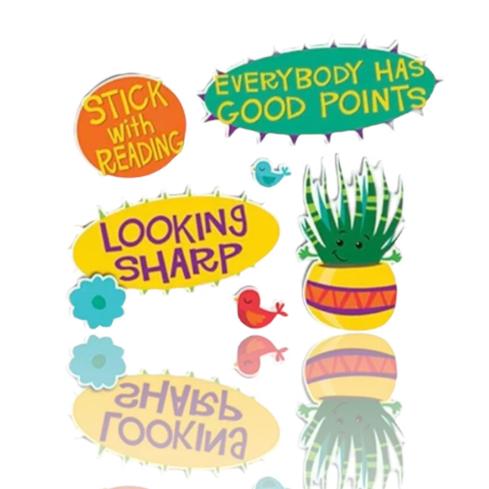 Juego de mini tablón de anuncios de palabras alentadoras/positivas A Sharp Bunch Eureka Teacher Foto 3 de 4