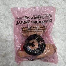 Vintage 1990's Taco Bell Chihuahua Dog Plush Stuffed Animal Yo Quiero Commercial