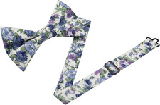 Floral Bowtie for Men and Kid - Pretied Bow Tie