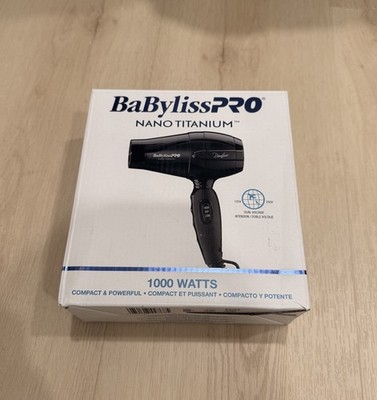 BaBylissPro Nano Titanium Bambino 5510 Compact 1000 Watt Hair/Blow Dryer