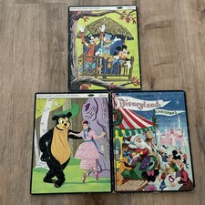 Lot of 3 VTG 50s 60s Disney Childrens Puzzle Frame Mickey Club, Disneyland