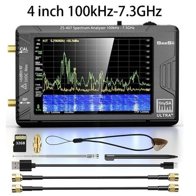 TinySA 2.8'' 100kHz-960MHz / TinySA ULTRA 4'' 100kHz-5.3GHz UHF Spectrum Analyzer